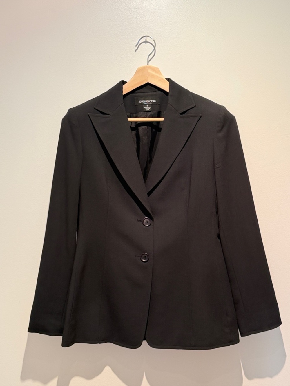 NWOT Jones New York Charcoal Grey Women's Single-Breasted Blazer
